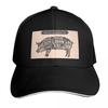 Diagram Pig Baseball Cap Luxury Hat Golf Hat Genuine Luxury Women Cap Western Hat Womens Beach Outlet Unisexs