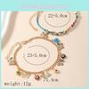 Alloy Fashion Women Foot Chain Accessories Set With Colorful Elements Floral