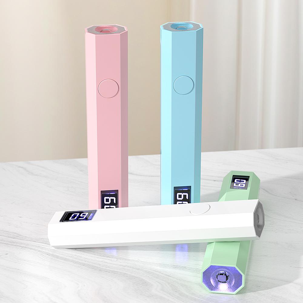 Портативная портативная мини-лампа для ногтей для гель-лака, быстросохнущий фонарик, ручка, USB-сушилка для ногтей, УФ-светодиодная лампа для ногтей