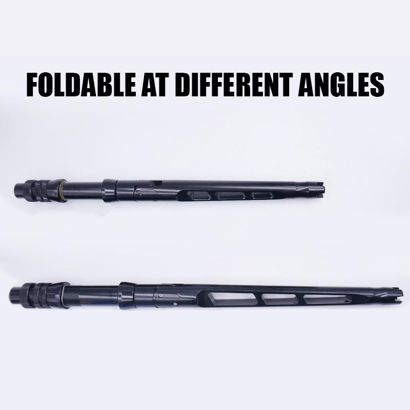 Hollow Heavy-Duty Trolling Rod Replacement, Section 2, 50cm, 795g, Adjustable Four Angles, Big Fish Straight Rod.