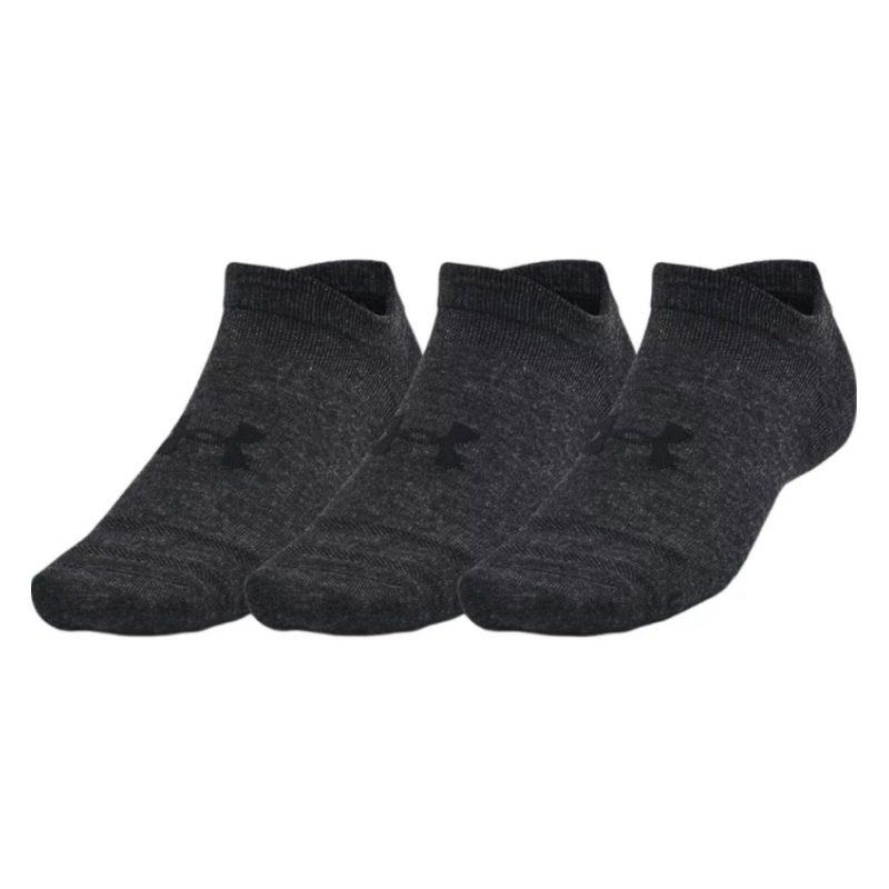 Under Armour Носки-следки унисекс 3 пары Черные 1382623-001