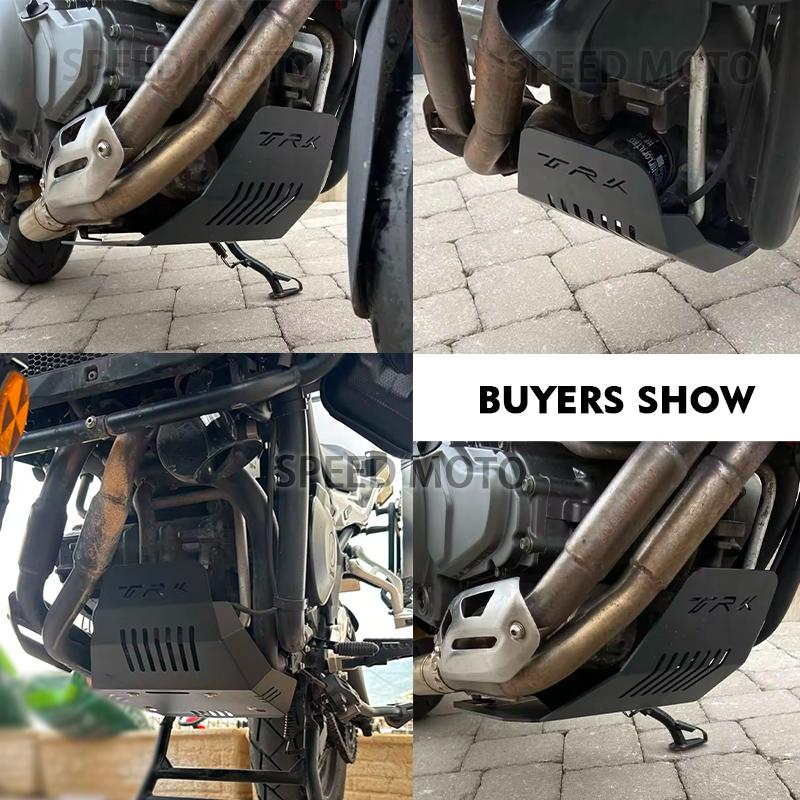 Motorcycle Accessorie Skid Plate Engine Guard Chassis Protection Cover For Benelli TRK 502X 502 Jinpeng TRK502X TRK502 2019-2023