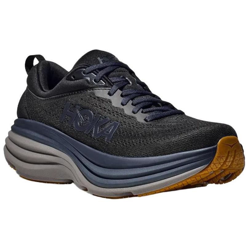 HOKA Bondi 8 Черный Железная руда Мужские кроссовки 1123202-BCKRN