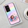 Мультяшный чехол для телефона 'Домик Габби' для Samsung S26 S25 Edge Ultra 23 22 21 20 Ultra Plus S24 Fe Стеклянная крышка