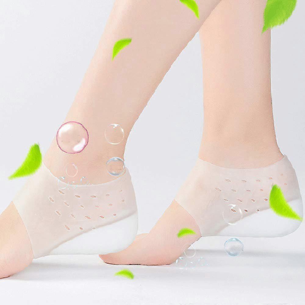 Heel heightening insole Heel spur insole Silicone heel socks Invisible plantar fasciitis cracked heel