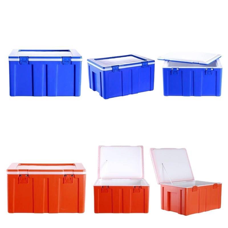 Large 60L Insulated Plastic Delivery Box for Food Refrigeration
