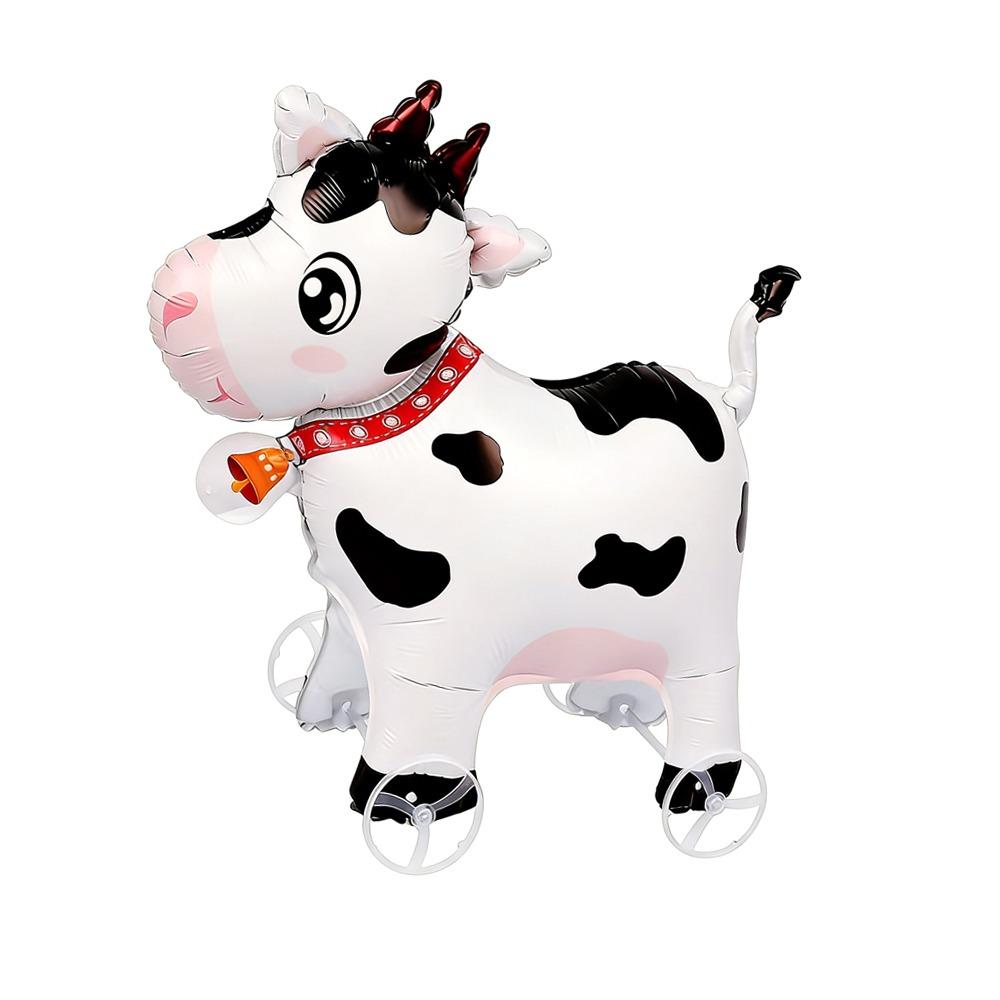 Подвижный Дизайн 4D Шары Динозавры Рисунок Фольгированный Шар Животное Животные Ходячий Шар На Колесах Стоячие Фольгированные Шары