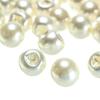 50PCS/100PCS 10mm DIY Crafts Clothing Dress Accessories Scrapbooking Pearl Buttons Sewing
