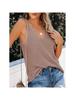 Women's Sleeveless V Neck Sweater Vest Loose Knit Cami Tank Top for Spring Summer