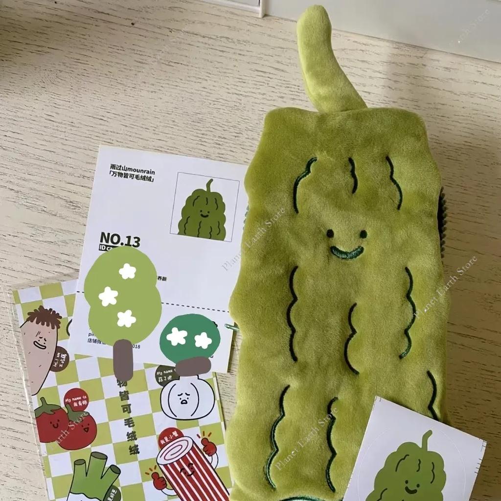 1 шт. Маленькая момордика харантия пенал Милый пенал Странная сумка для хранения момордики харантии Смайлики и грустные смайлики