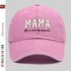 Кепка для папы MAMA с цветочным принтом и дизайном ко Дню матери, солнцезащитная шляпа, для домашнего отдыха, комфортная, легкая, кепка для папы A