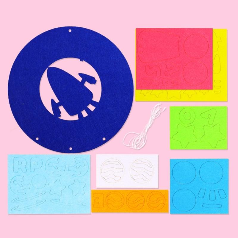 Креативные Ловцы Снов Войлочные Арт-Поделки Наборы для Детей DIY Ручная Работа Подвесное Украшение для Подарка на День Рождения и Рождество