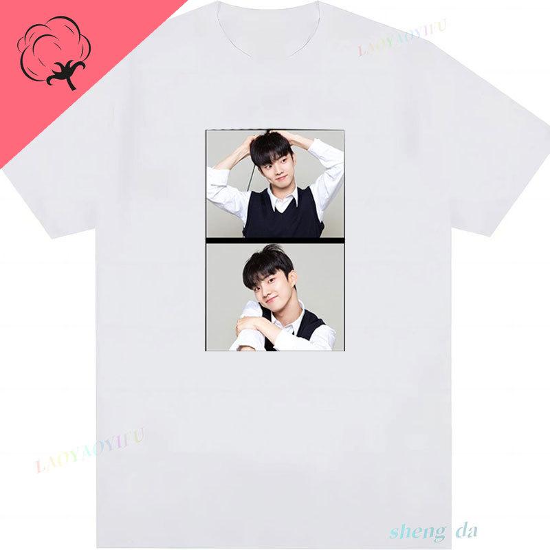 New Arrival Kpop Novelty Trend Camisetas Ji Chang Min The Boyz Hip Hop Streetwear Harajuku New in Tops Cotton Camisa Tee