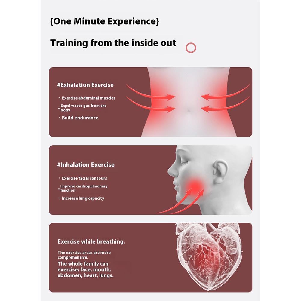 Тренажер для дыхательных упражнений со счетчиком, регулируемый диафрагмальный тренажер для глубокого дыхания, гантель для мужчин и женщин, для дома, тренажерного зала, фитнеса, подарки