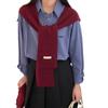 Korean Style Knitted Shawl Knotted False Collar Shoulder Wrap Warm Neck Guard Scarve  Ladies