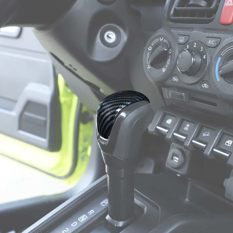 Декоративные наклейки на ручку переключения передач автомобиля ABS для Suzuki Jimny 2019 Up Interior Accessories