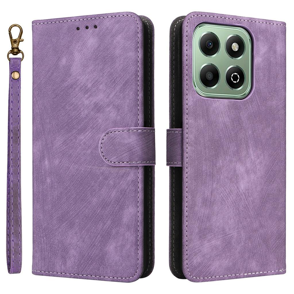 Для Honor X6b 4G Чехол Кошелек с RFID-блокировкой Подставка для телефона Обложка из ПУ кожи с ремешком