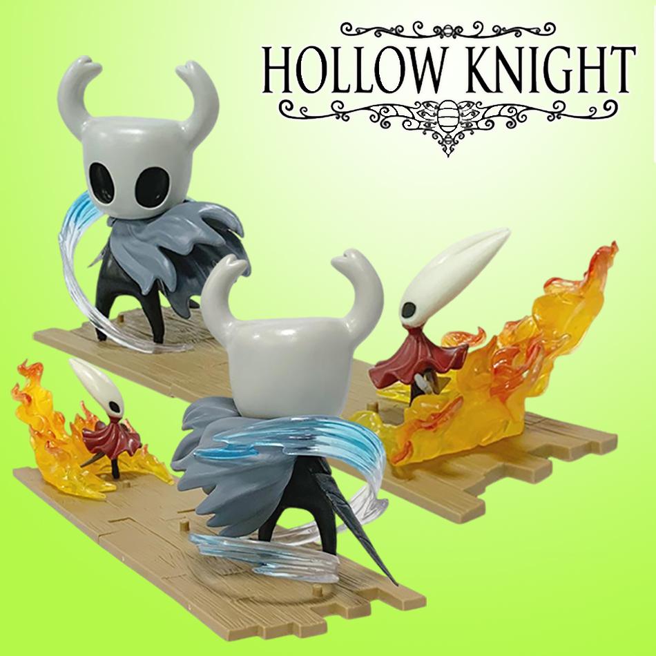 2 шт./комплект Новые Полые Фигурки Игрушки из игры Hollow Knight Silksong Аниме Фигурка Персонажа Рыцарь Фигурка Действия Шершень/Сет Коллекционная Модель Кукла