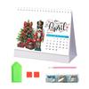 2026 DIY Desk Calendar Desktop Diamond Art Calendar Standing Monthly Calendar Planner for Home Office School Teachers New Year Gifts
