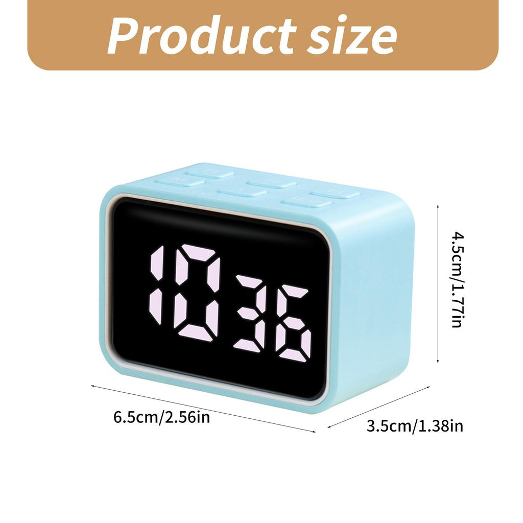Цифровой таймер LED Визуальный таймер для изучения приготовления пищи Положительный обратный отсчет времени 3 предустановки времени Главная Перезаряжаемая кухня