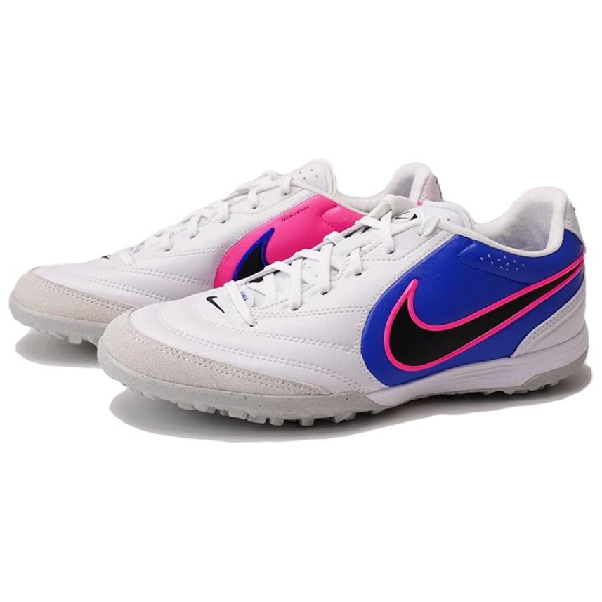 Nike Tiempo Ligera Pro TF Белый Голубой Гонщик Розовый Взрыв Черный Мужские Футбольные Бутсы IB4477-146