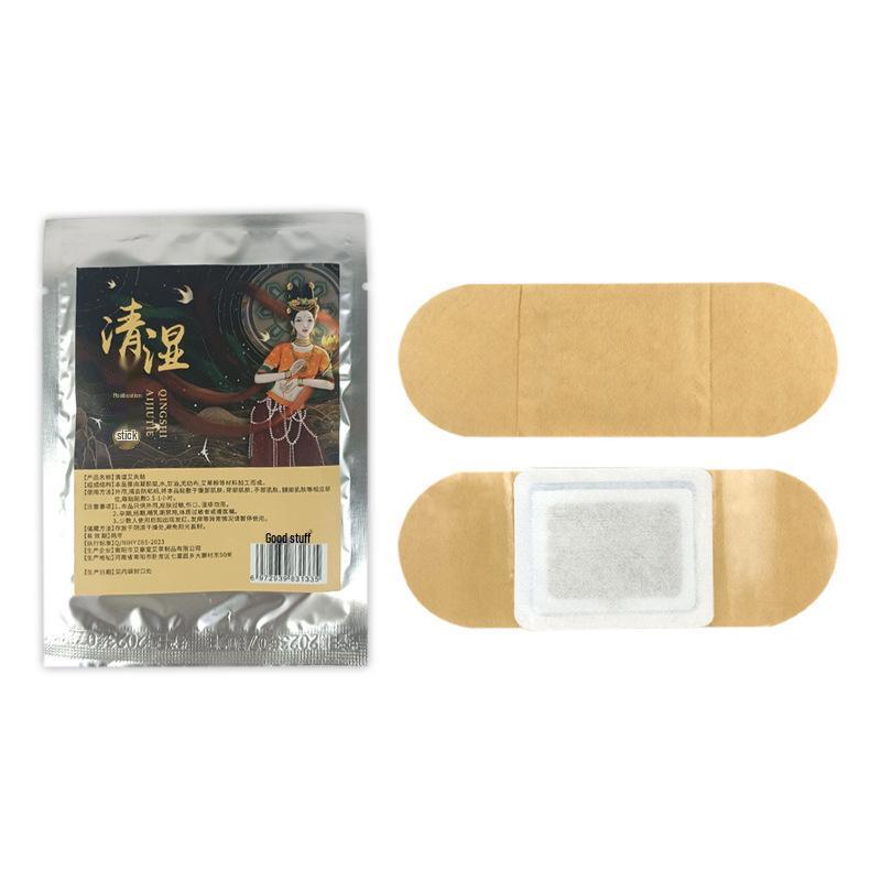 Травяные греющие пластыри с полынью: Точечное тепло для акупунктурных точек, шеи, плеч, поясницы, суставов и тела с помощью горячего компресса из полыни.