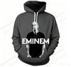 Худи с 3D-принтом Rap Eminem Мужская Женская Модная Худи с Длинным Рукавом Толстовка Оверсайз Спортивный Костюм Осенняя Зимняя Одежда Новая Moletom