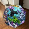 1PC Axolotl Fantasy Umbrella-8-Rib Reinforced Portable Folding Travel Suitable for All Seasons Outdoor Daily Use Is an Ideal Choice  -K0411