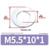 Очень большая плоская оцинкованная металлическая шайба (Размеры M1.6-M14)