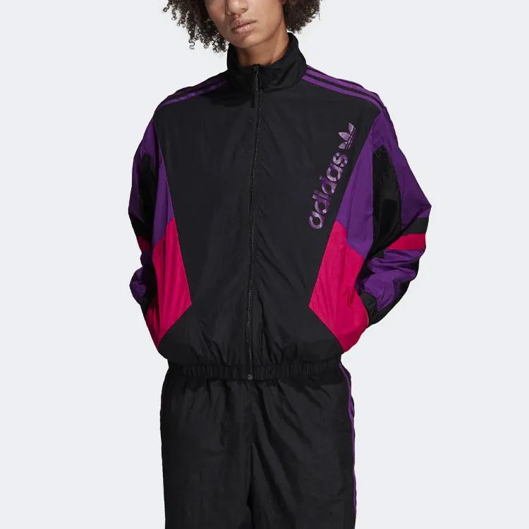 Adidas Originals Jackets Women's Multicolor Stand Collar Moderate Other (Unisex) Jackets EC2175