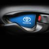 WTRK1 4pcs Car Interior Door Handle Bowl Frame Cover Trim Sticker For Toyota Prado Yaris Hilux Fortuner Corolla Camry Car stickers