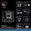 Asrock Материнская плата B650I Lightning WiFi совместима с процессором AMD Ryzen серии 7000 Авторизованный дистрибьютор материнской платы B650 (Сокет AM5) Мини-ITX