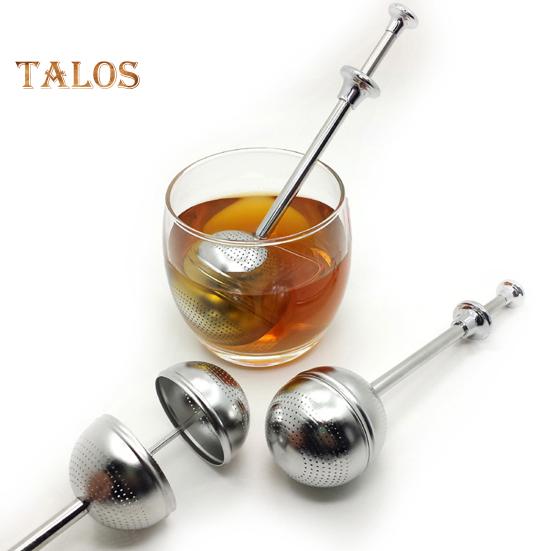 Телескопический заварочный шарик для чая Фильтр для кофе из нержавеющей стали с усиленным ароматом и чистым завариванием Идеально подходит для листового чая и кофе