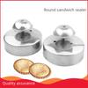 Универсальная круглая пресс-форма для нарезки сэндвичей из нержавеющей стали для удобного приготовления еды