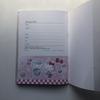 Sanrio Hello Kitty 2026 Monthly Schedule Book Size B6 Starts Oct 2025 - Ends Dec.2026 Daiso Japan