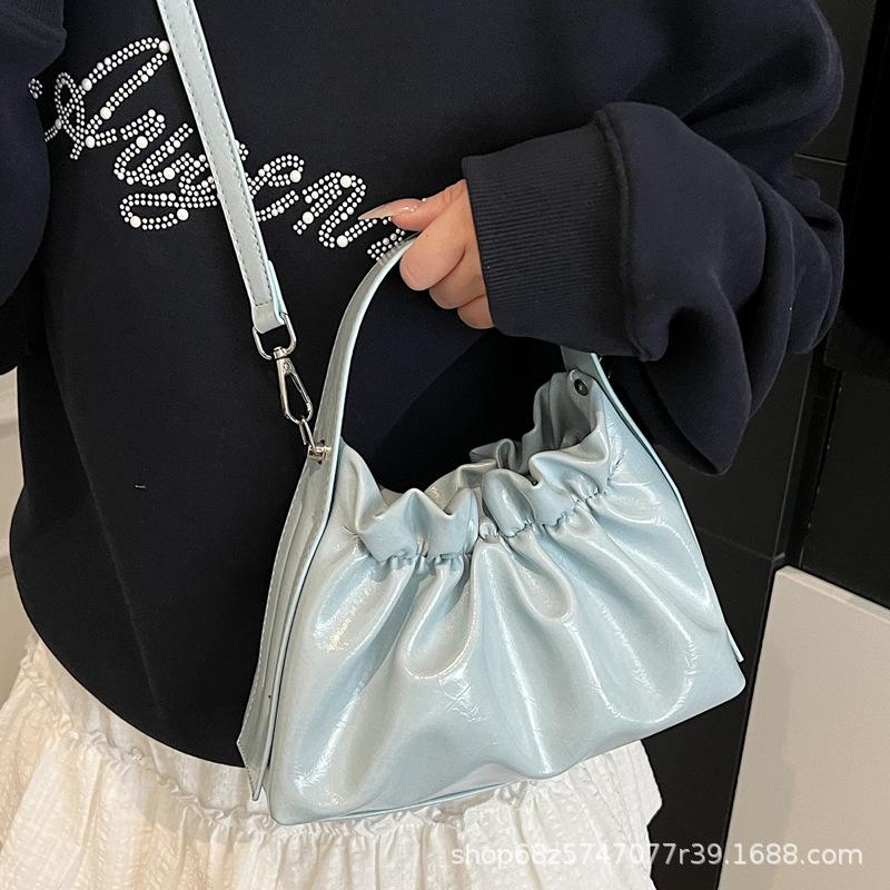 Niche Design Fashion Pleated Cloud Bag Handbag Women's 2025 New Popular Chain Shoulder Crossbody Bag