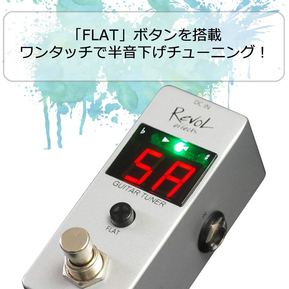 Педаль эффектов Revol тюнер GUITAR TUNER EPT-01