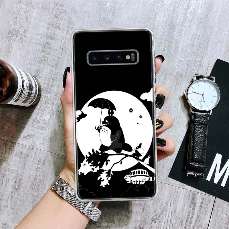 Чехол для телефона Totoro Studio Ghibli с аниме для Samsung Galaxy S20 Fe S10 Plus S21 S22 S23 Ultra S10e S9 S8 S7 Edge Fundas Cover Coque