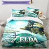 3pcs Duvet Cover Set (1*Duvet Cover + 2*Pillowcase, Without Core), Video games Print Soft All‑Season Bedding Set, Home Bedroom Decor Gift