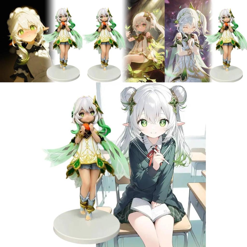 Изысканная оригинальная фигурка Нахиды из Genshin Impact с впечатляющей детализацией и размером 21 см