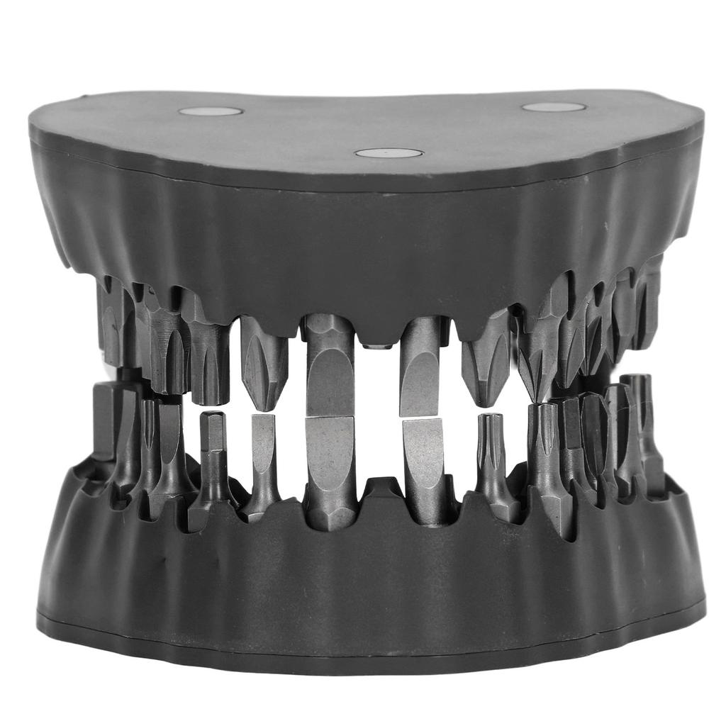 Магнитный держатель для зубных сверл Держатель для сверл из нержавеющей стали с 28 сверлами Домашний инструмент