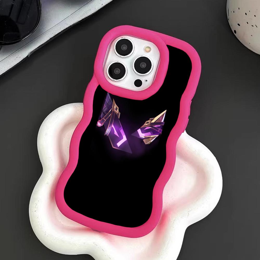 Valo Reyna Phone Case for iPhone 17 16 15 14 13 12 11 Air Pro Max Plus Red Soft TPU Wavy Edge Cover