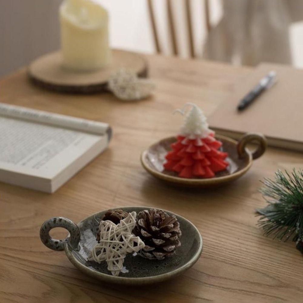 Decorative Candlelight Stand Round Candle Holder Minimalist Candlestick Holder  Anniversary