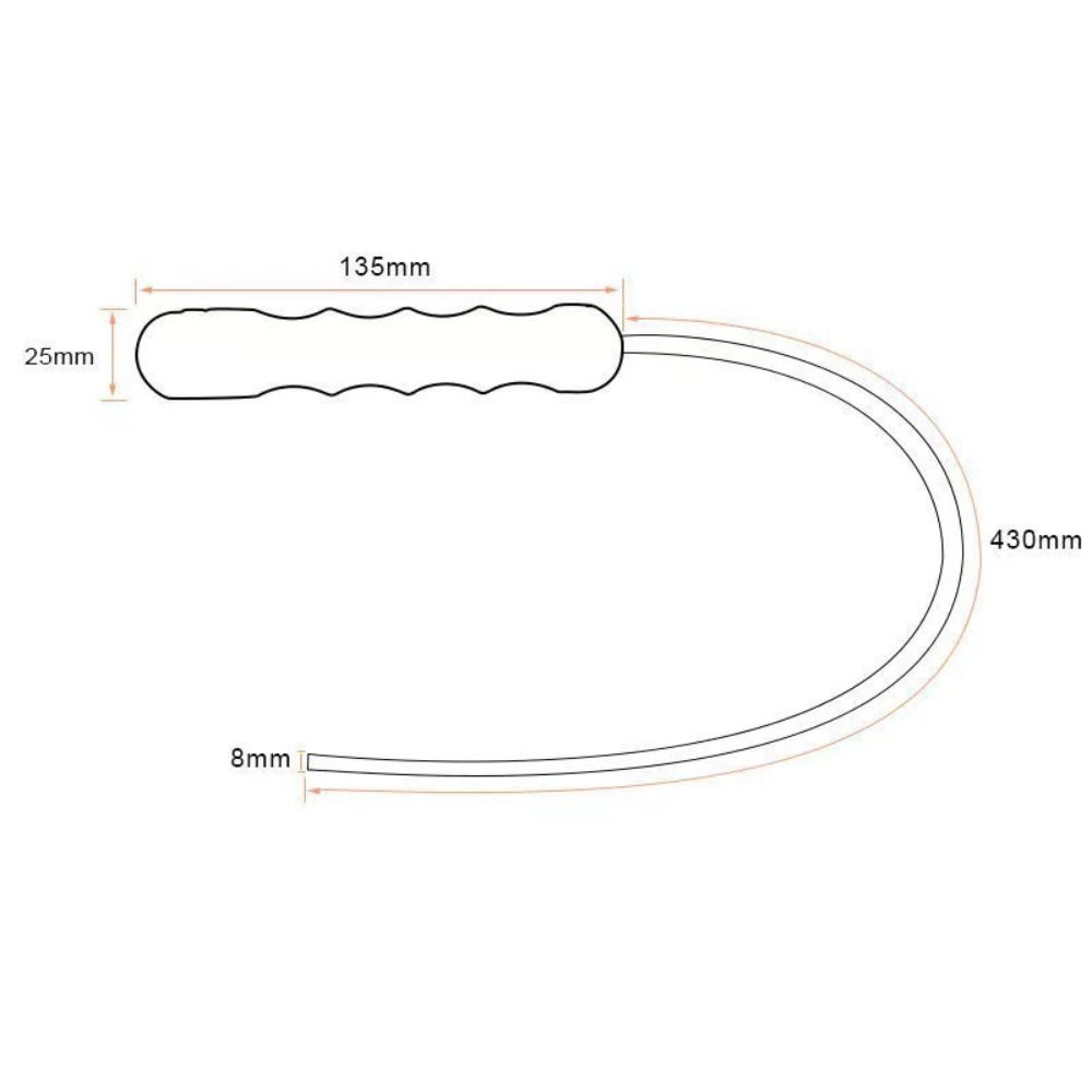 Противоскользящий стеклобой Гибкий аварийный молоток Набор для выживания Тактический кнут На открытом воздухе