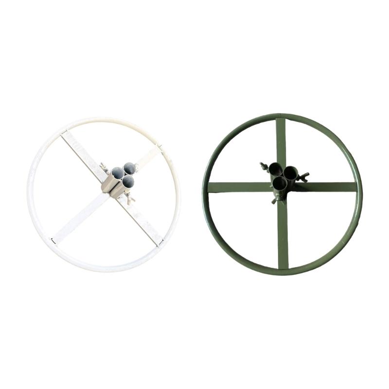 Iron Flower Poles Holder Flower Display Base with 3 Hole For Floor Standing Display Wedding Event Flower Arrangement