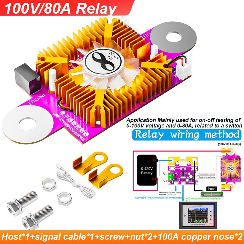 DC0-420V WiFi Digital Display DC Power Voltmeter Ammeter Battery Capacity Tester voltage Gauge detector Meter For Tuya App