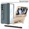 Magnetic Suction Stand For Samsung Galaxy Z Fold 4 Case Side Pen Slot Hinge Protective Film Screen Cover