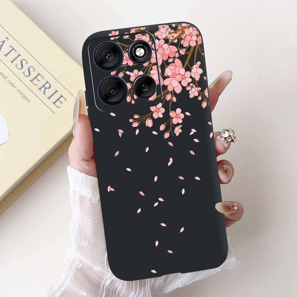 5G For Motorola Moto G56 G86 Cover For Motorola Moto G86 Case Silicone Fashion Butterfly Luxury Cute Funny Painted Back Cover