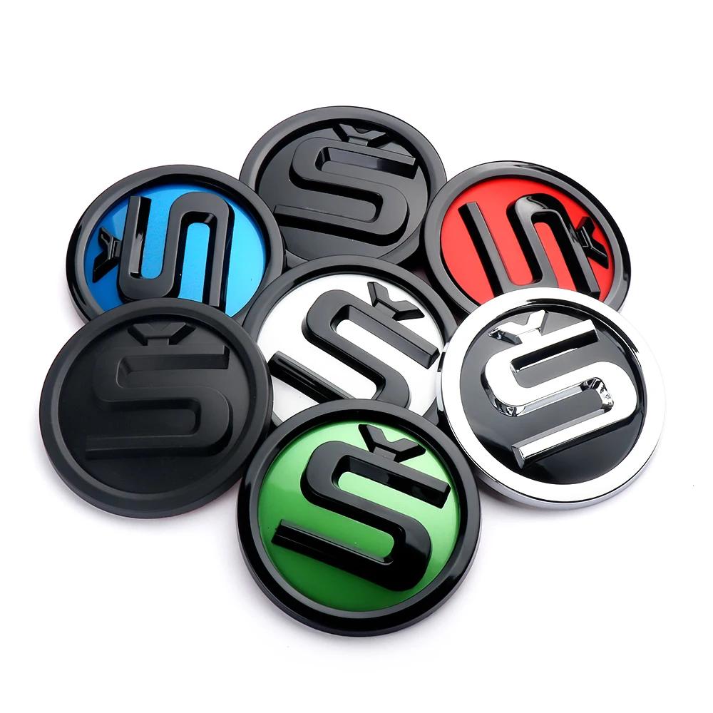 2026 Горячий 80/90/100 мм Автомобильный Передний Задний Багажник Логотип Эмблема Наклейка Декорация Для Skoda S Rapid Scala Kodiaq Fabia Kamiq Karoq Octavi