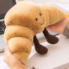 Croissant Plush Toy Stuffed Simulation Bread Plushies Soft Food Pillow Cushion Stress